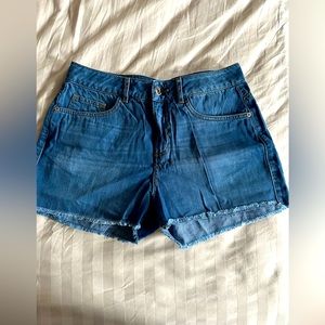 Denim shorts